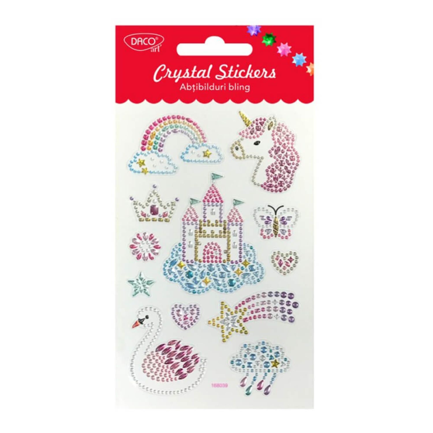 Abtibilduri Daco Bling Model Unicorn, 12 Buc/Set fotografia produsului