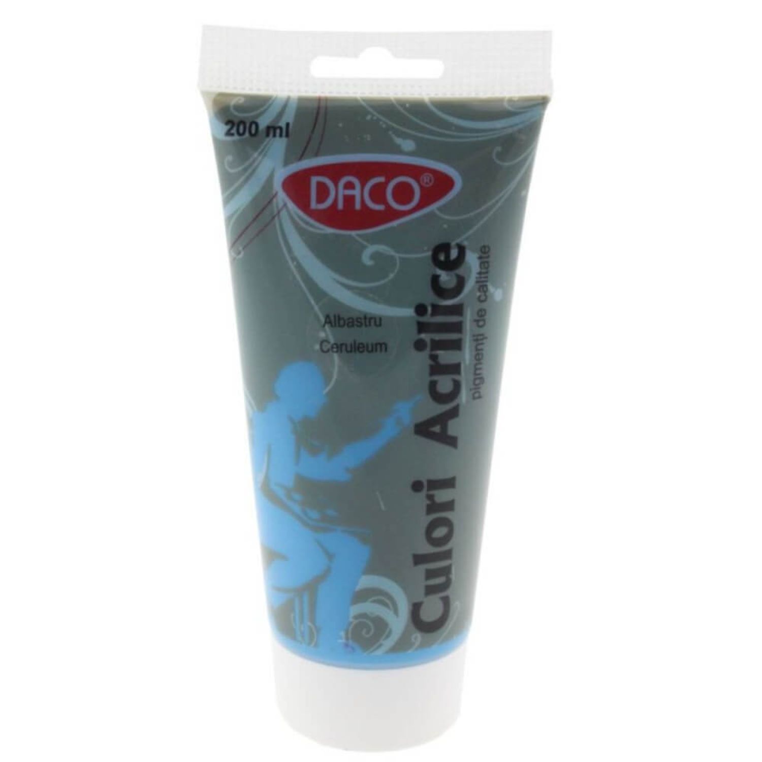 Vopsea Acril Daco 200 ml, Albastru Ceruleum fotografia produsului
