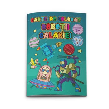 Carte de Colorat Daco A4, Model Robotii Galaxiei