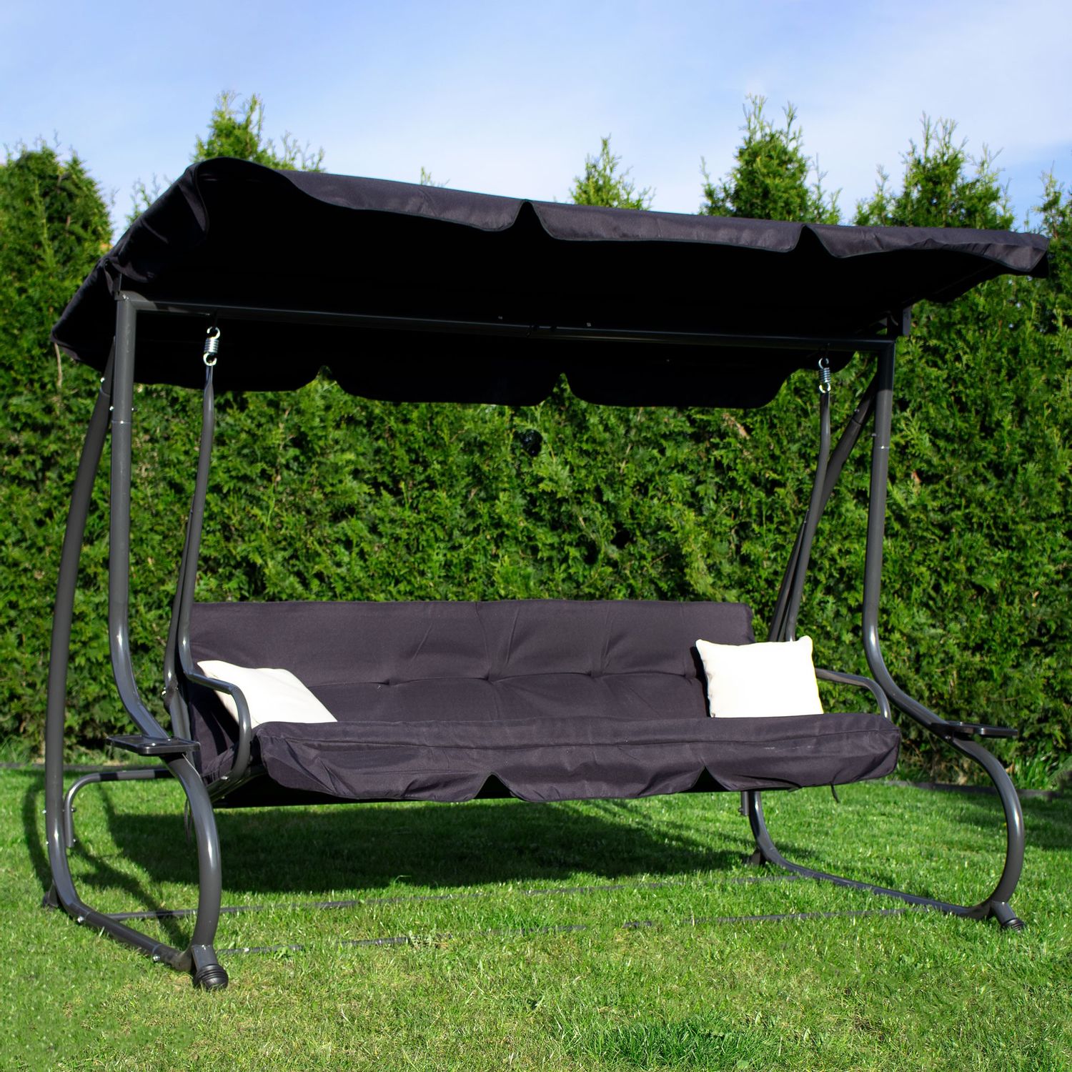 Balansoar leagan pat 4 persoane Sersimo Madrid, GS16E, greutate maxima 280kg fotografia produsului View 14 L