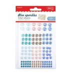 Set 120 Sclipiri Albastre Daco, Plastic Autoadeziv fotografia produsului