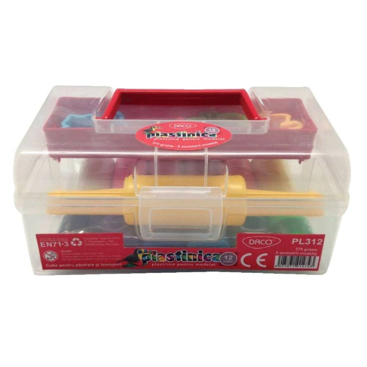 Plastilina pentru Modelat Daco Plastinica, 12 Culori fotografia produsului
