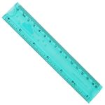 Rigla Flexibila Deli, 15 cm, Albastru fotografia produsului