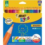 Creioane Colorate Bic Evolution, 24 fotografia produsului