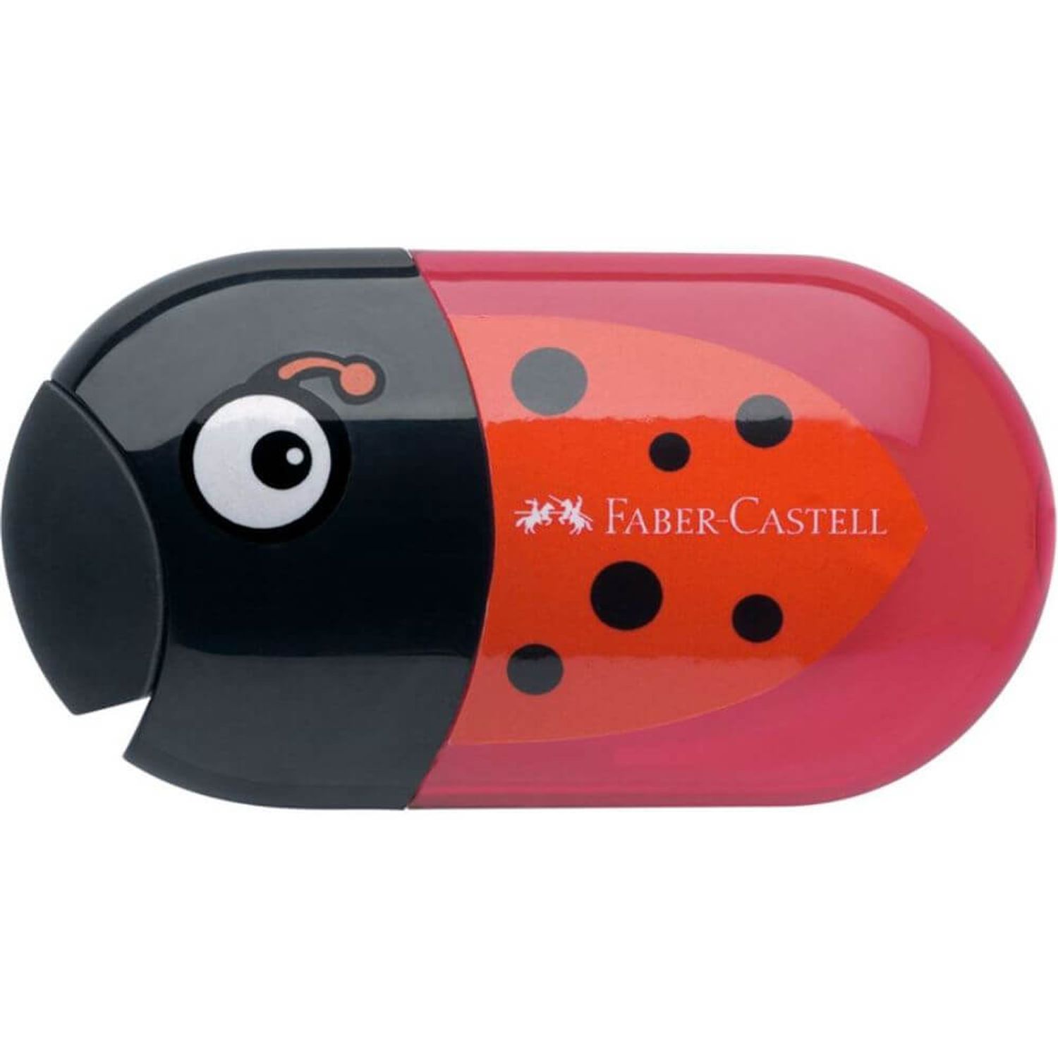 Ascutitoare cu Radiera Faber-Castell, Model Buburuza fotografia produsului