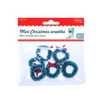 Set 6 Mini Coronite Craciun Daco, 4 cm fotografia produsului