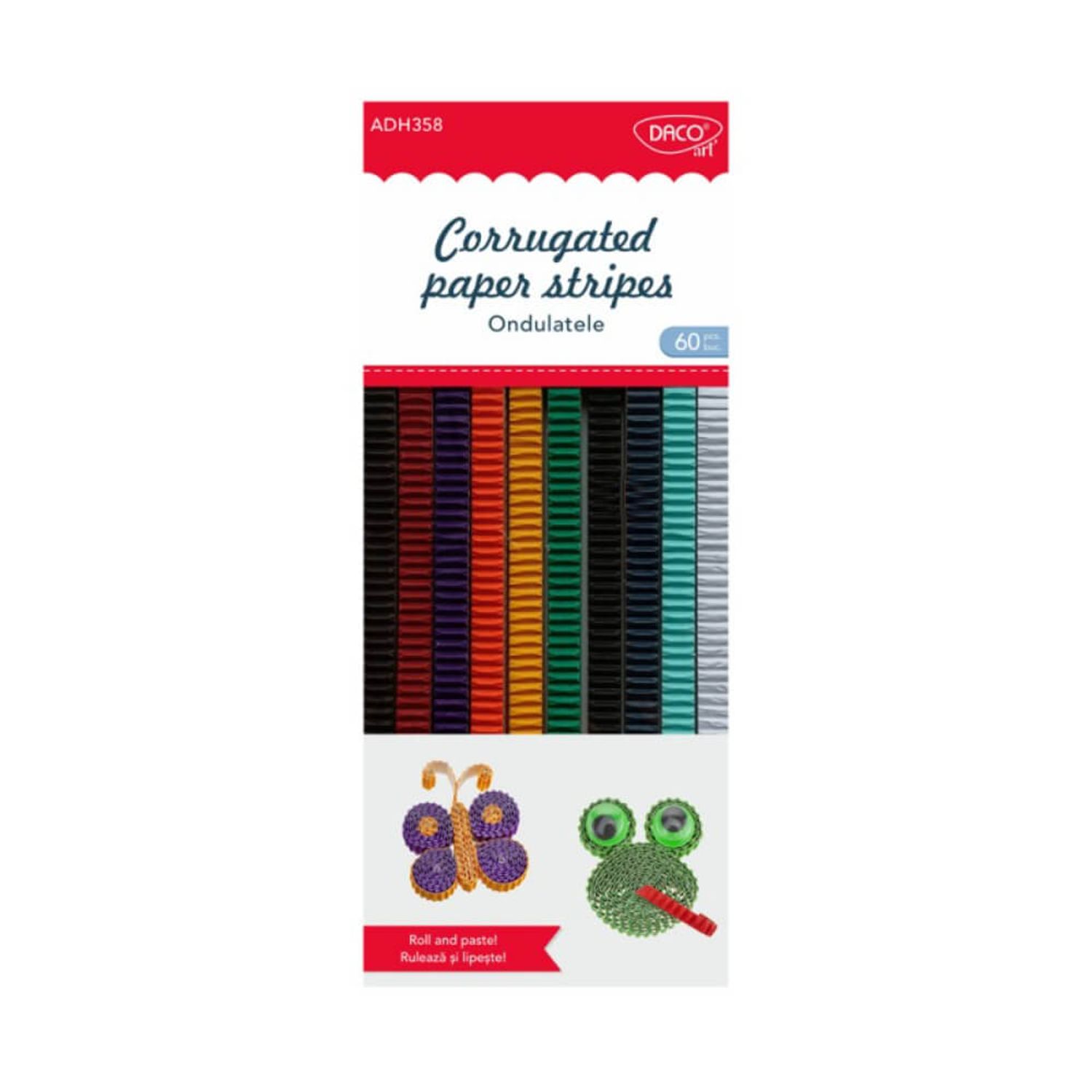 Carton Ondulat Fasii Daco Ondulatele, 60 Buc/Set fotografia produsului