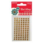 Strasuri Autoadezive Daco Uni Bling 84 Buc/Set, Galbene fotografia produsului