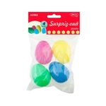 Set 4 Oua Plastic Daco, 4x6 cm, Multicolor fotografia produsului