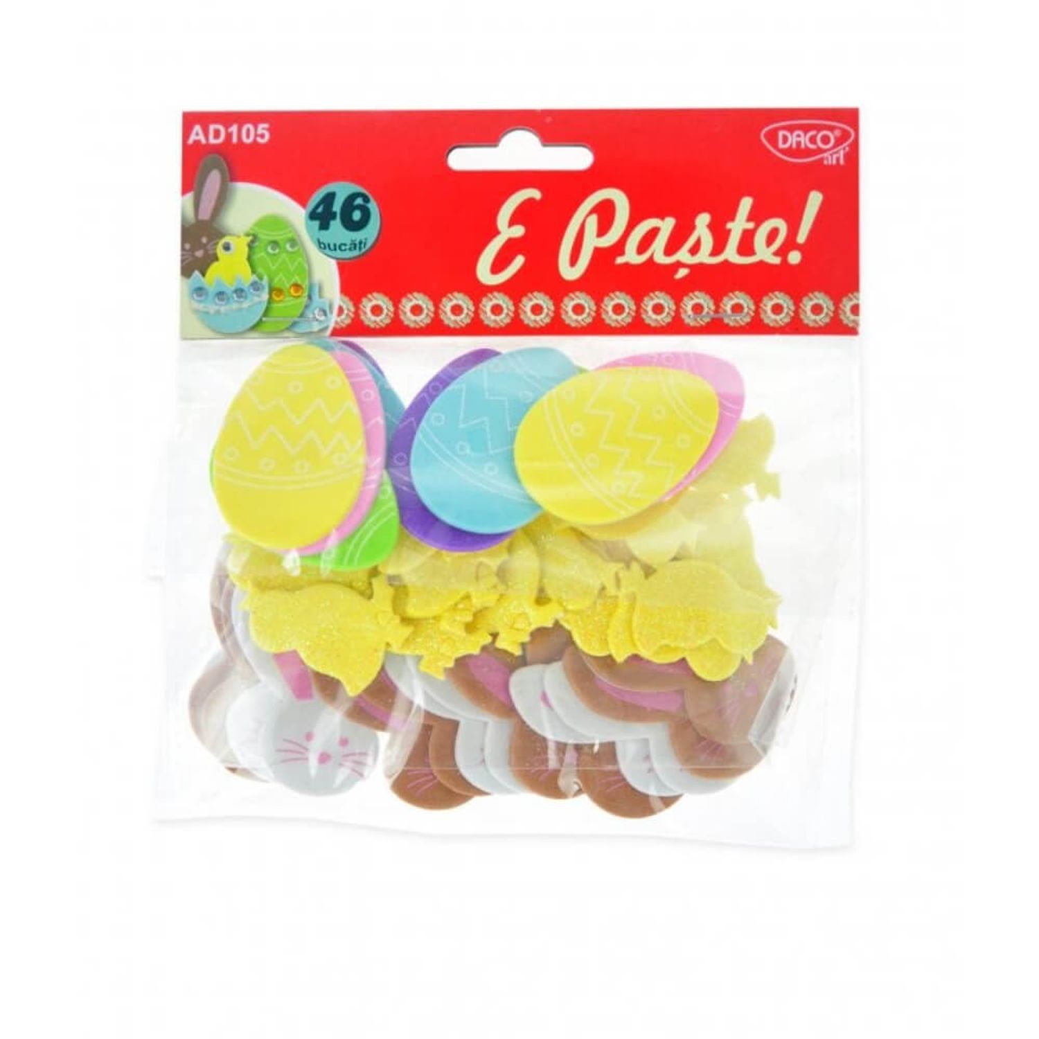 Set Creativ Daco E Paste, 46 Buc, 3 Modele fotografia produsului