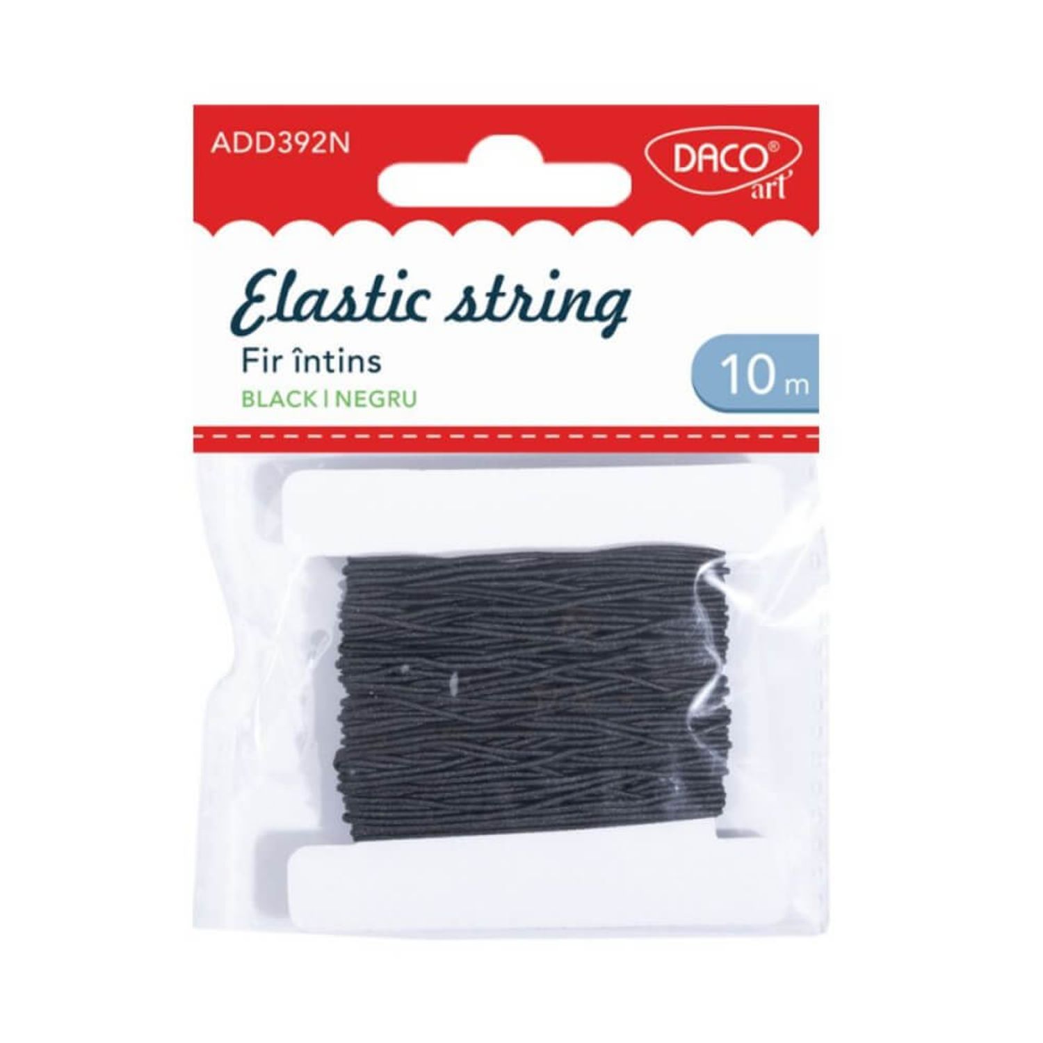 Fir Elastic Daco, 10 m, Negru fotografia produsului