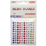 Strasuri Autoadezive Daco Bling-Mania 100 Buc/Set, Multicolor fotografia produsului