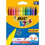 Creioane Cerate Plastifiate Bic Plastidecor, 12 fotografia produsului