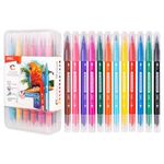 Set 12 Carioci cu Varf Dublu Fin/Carioca, Deli Color Emotion fotografia produsului