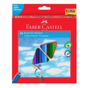 Creioane Colorate Faber-Castell Eco, 48