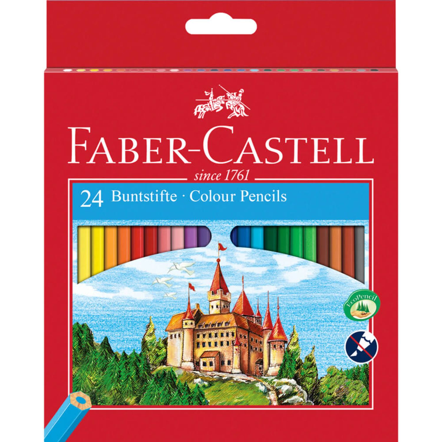 Creioane Colorate Faber-Castell, Eco, 24 fotografia produsului