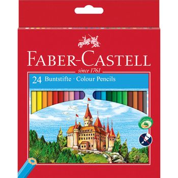 Creioane Colorate Faber-Castell, Eco, 24