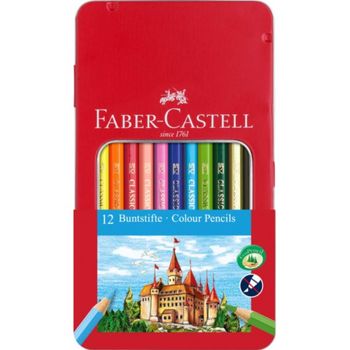 Creioane Colorate, Faber-Castell Eco, 12