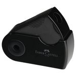 Ascutitoare Simpla cu Container Faber-Castell Sleeve-Mini, Neagra fotografia produsului
