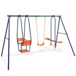 Koohashop Set de leagane cu 5 locuri, portocaliu fotografia produsului