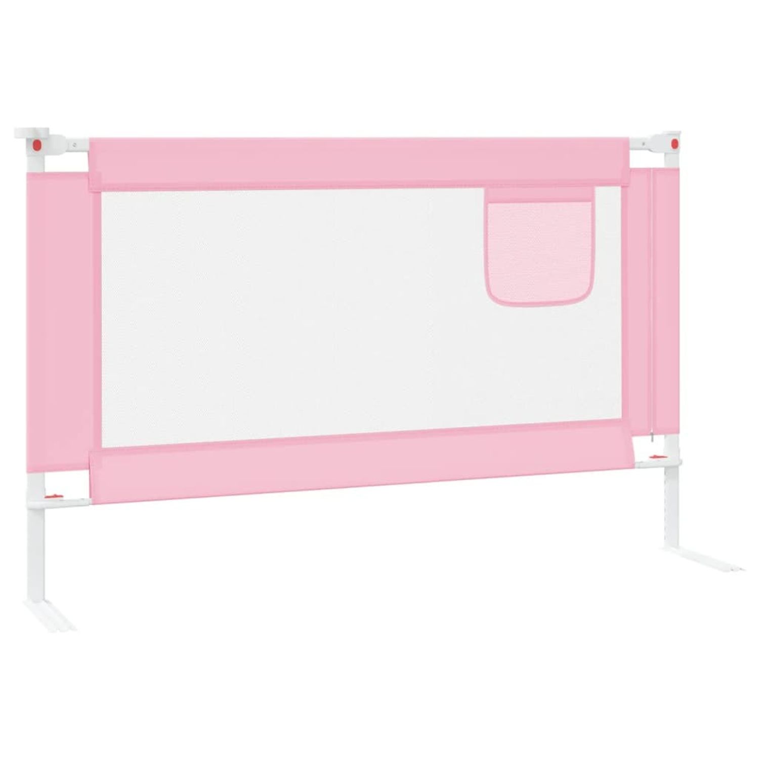 Koohashop Balustrada de protectie pat copii, roz, 120x25 cm, textil fotografia produsului View 3 L