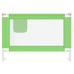 Koohashop Balustrada de protectie pat copii, verde, 100x25 cm, textil fotografia produsului View 6 S