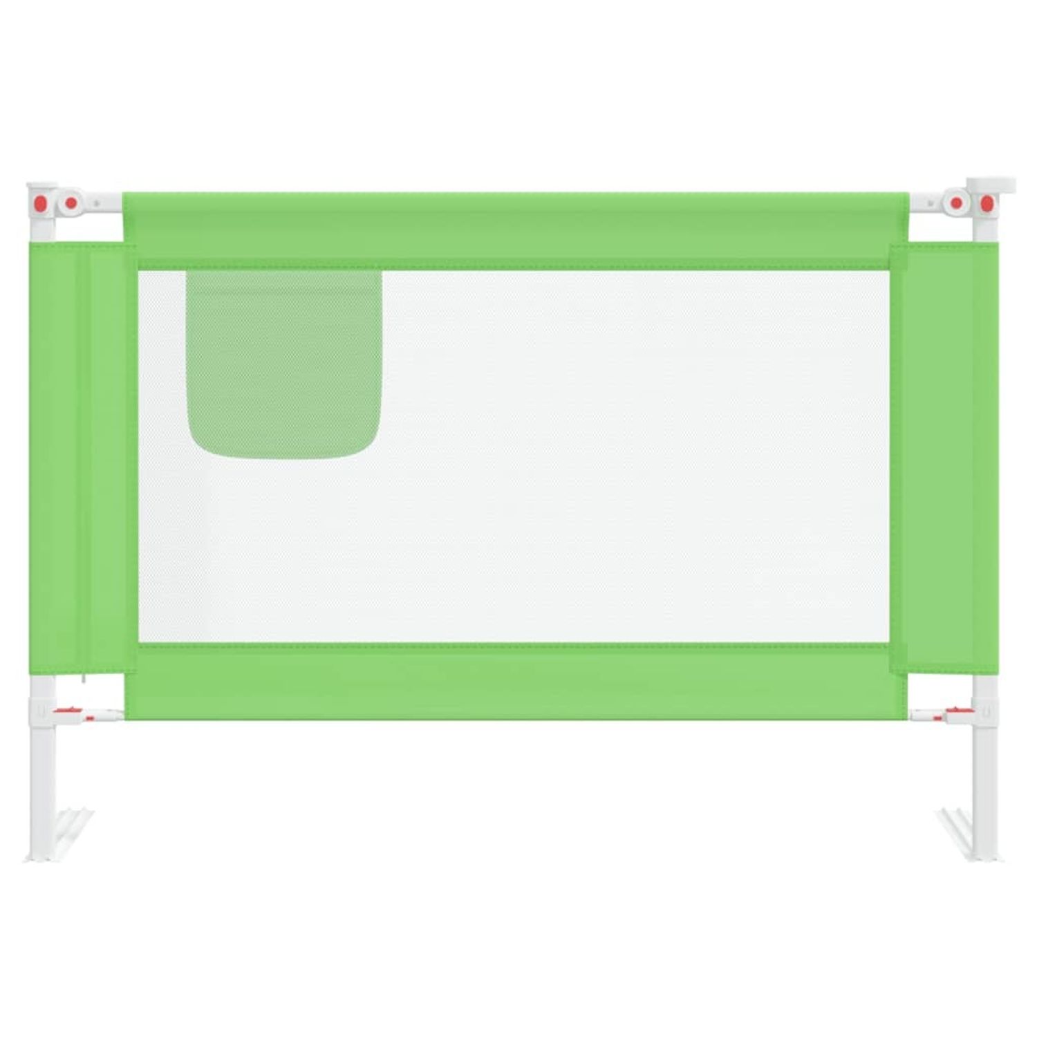 Koohashop Balustrada de protectie pat copii, verde, 100x25 cm, textil fotografia produsului View 6 L