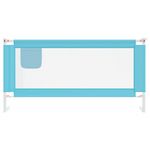 Koohashop Balustrada de protectie pat copii, albastru, 180x25 cm, textil fotografia produsului View 5 S