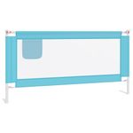 Koohashop Balustrada de protectie pat copii, albastru, 180x25 cm, textil fotografia produsului View 2 S