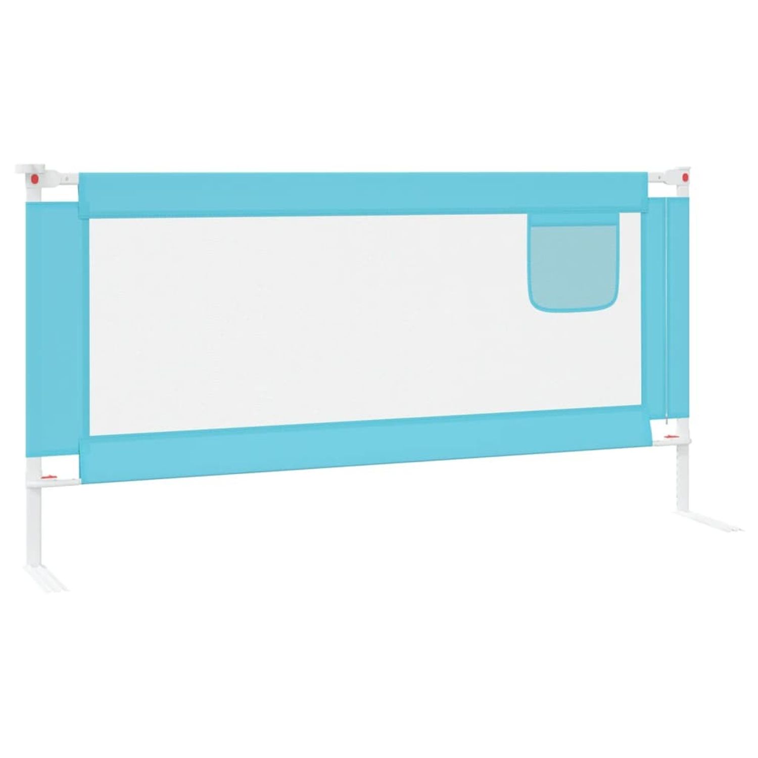 Koohashop Balustrada de protectie pat copii, albastru, 180x25 cm, textil fotografia produsului View 6 L