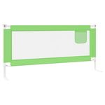 Koohashop Balustrada de protectie pat copii, verde, 200x25 cm, textil fotografia produsului View 5 S