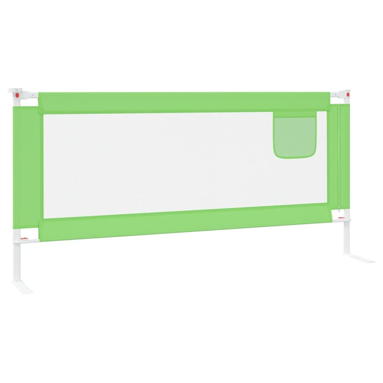Koohashop Balustrada de protectie pat copii, verde, 200x25 cm, textil fotografia produsului View 5 L