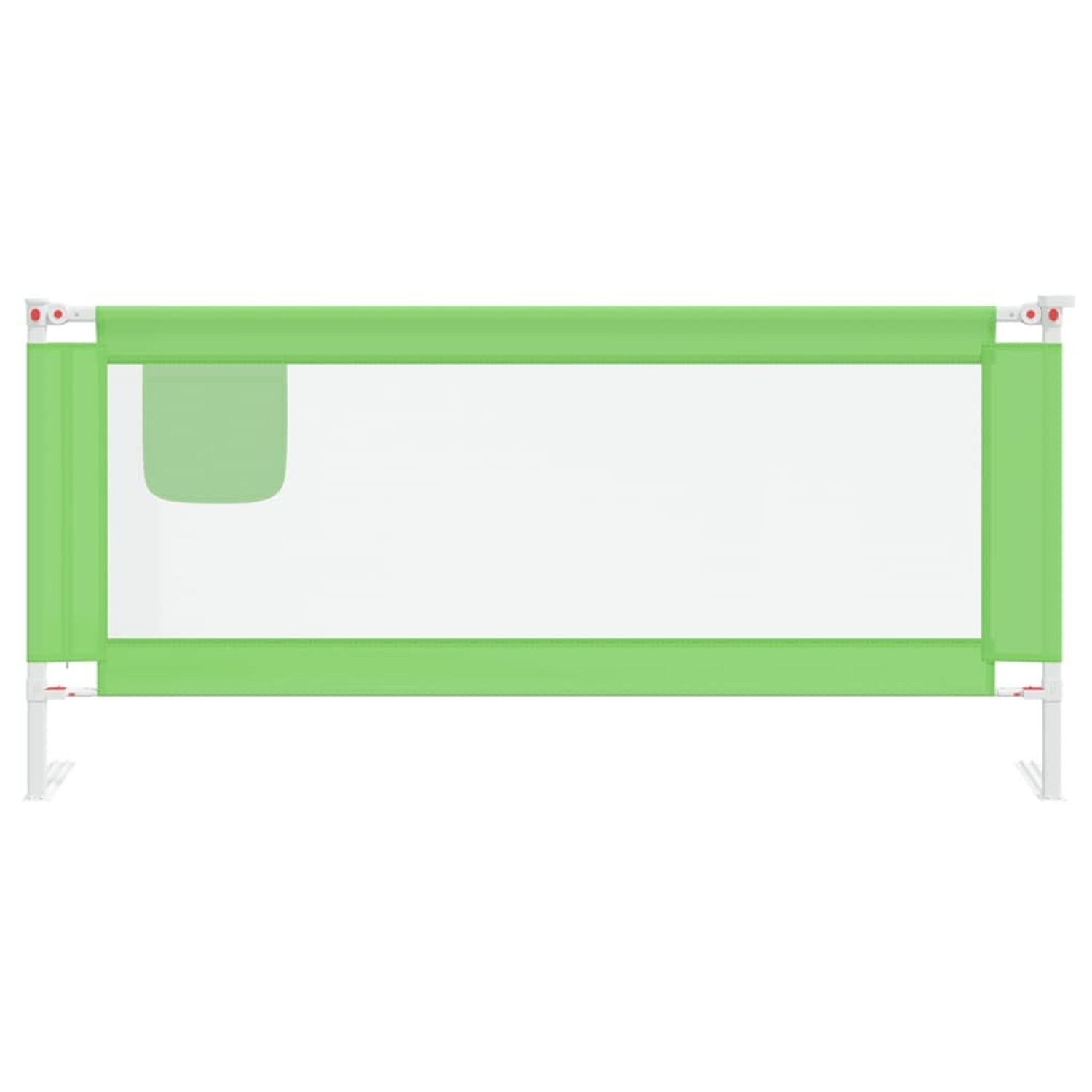 Koohashop Balustrada de protectie pat copii, verde, 200x25 cm, textil fotografia produsului View 6 L