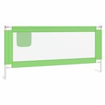 Koohashop Balustrada de protectie pat copii, verde, 200x25 cm, textil fotografia produsului View 2 S