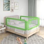 Koohashop Balustrada de protectie pat copii, verde, 200x25 cm, textil fotografia produsului