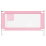 Koohashop Balustrada de protectie pat copii, roz, 150x25 cm, textil fotografia produsului View 5 S