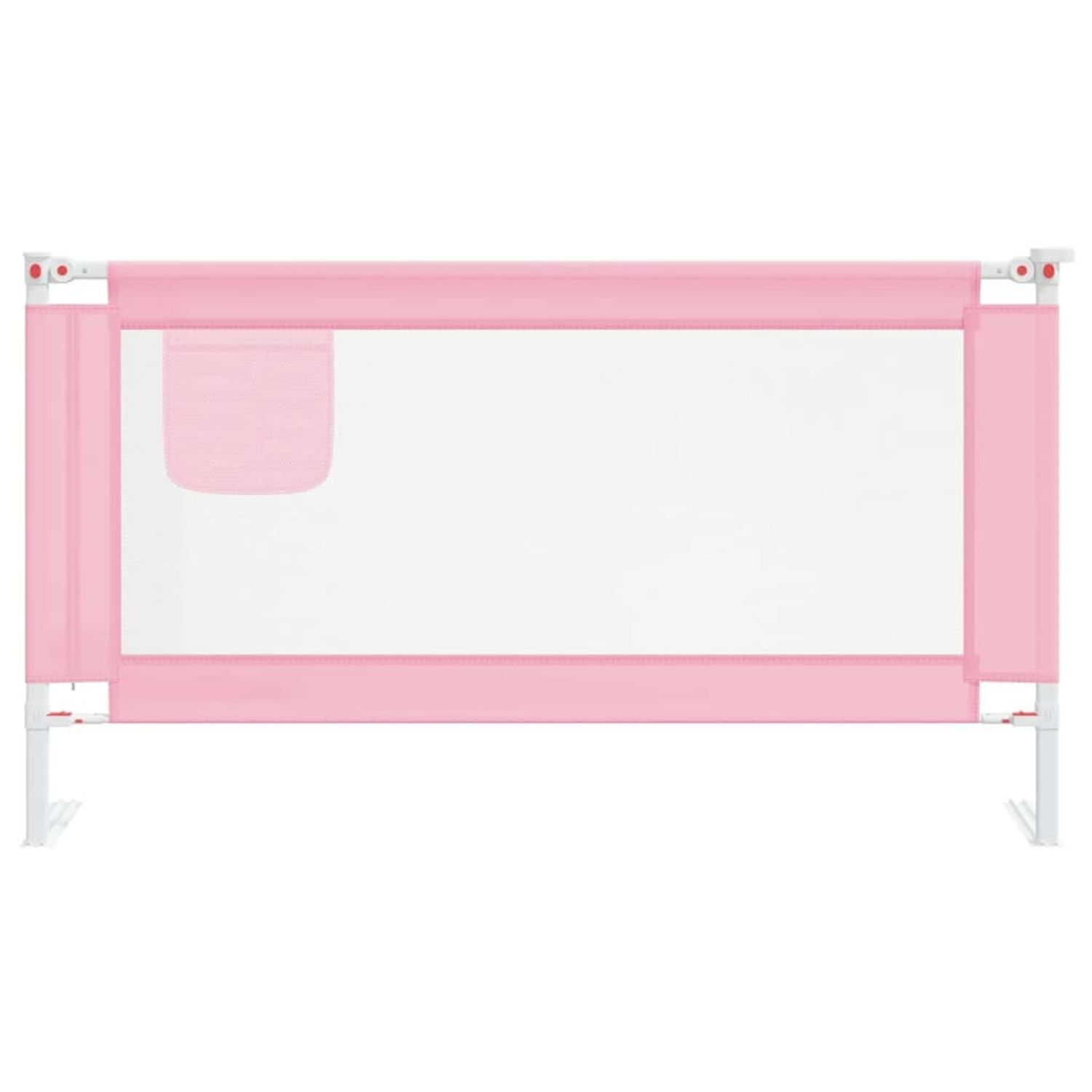 Koohashop Balustrada de protectie pat copii, roz, 150x25 cm, textil fotografia produsului View 5 L