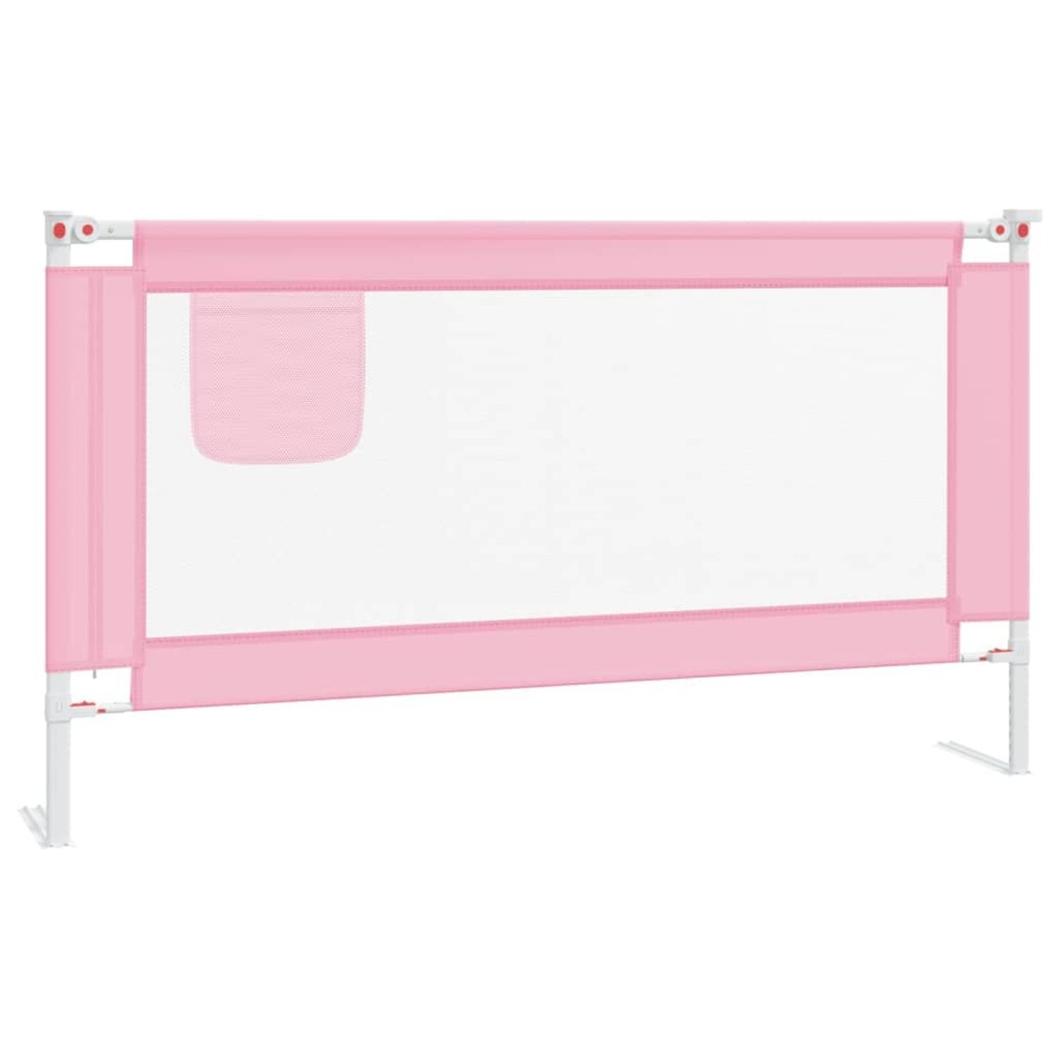 Koohashop Balustrada de protectie pat copii, roz, 150x25 cm, textil fotografia produsului View 2 L