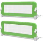 Koohashop Balustrada de pat protectie copii, 2 buc., verde, 102 x 42 cm fotografia produsului View 2 S
