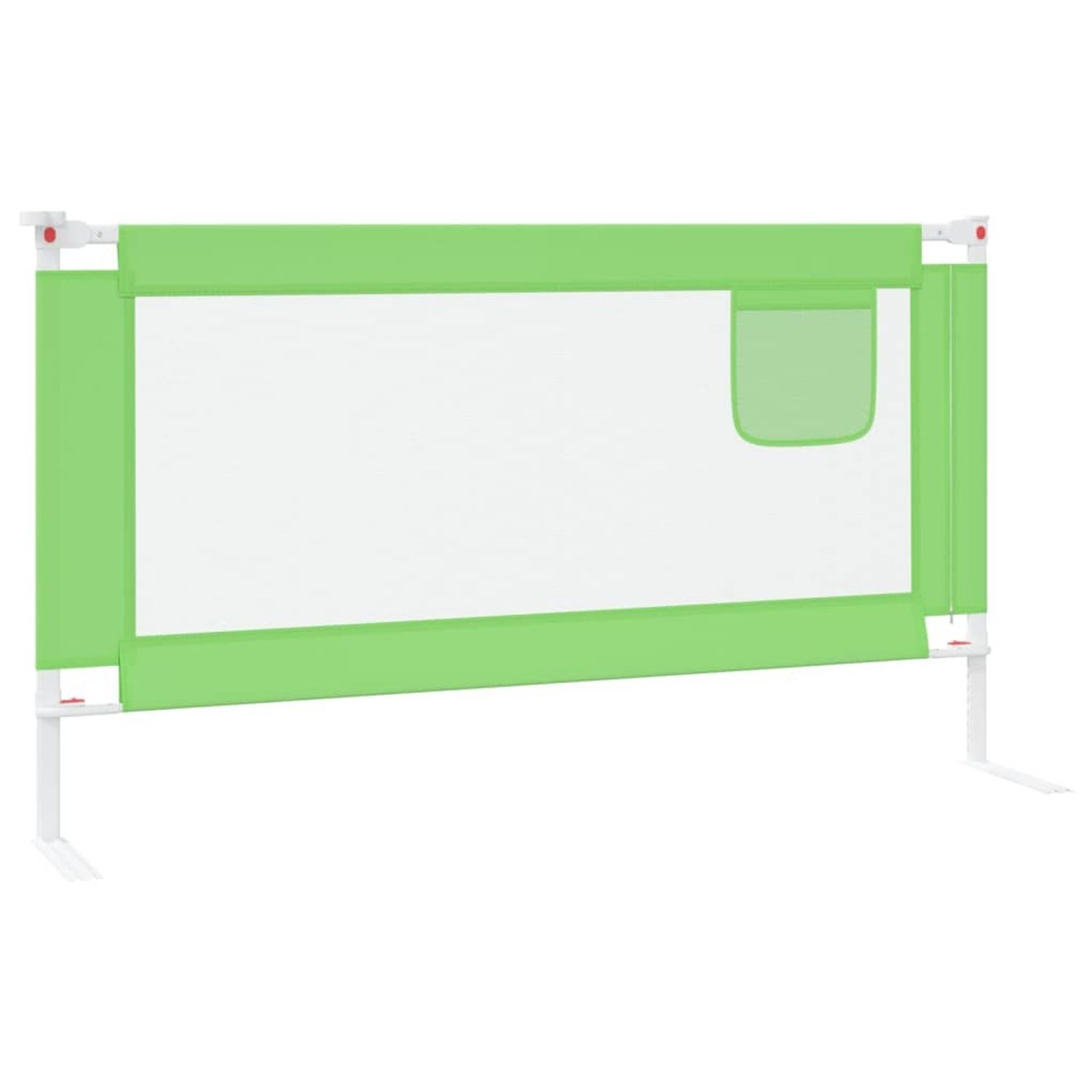 Koohashop Balustrada de protectie pat copii, verde, 150x25 cm, textil fotografia produsului View 4 L