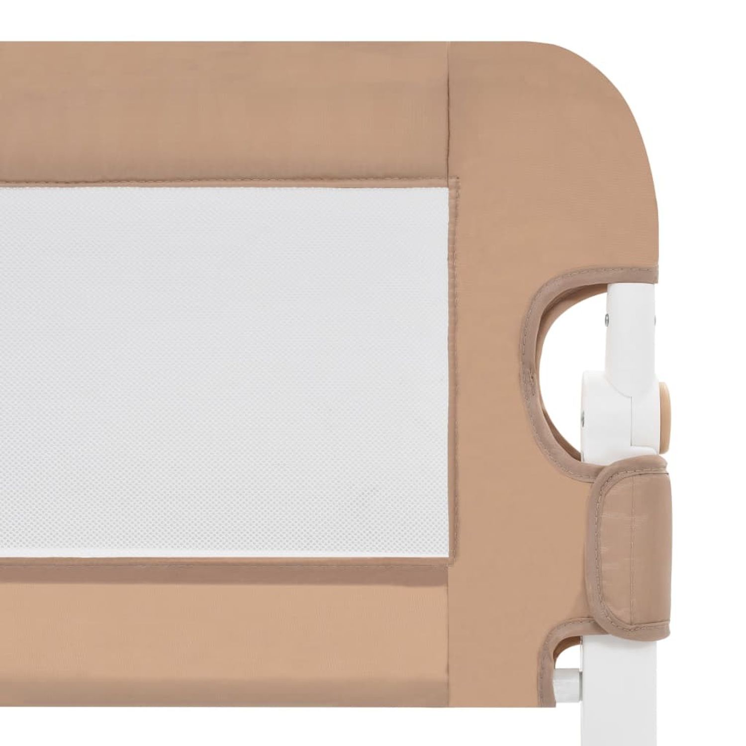 Koohashop Balustrada protectie pat copii, gri taupe, 102x42 cm, poliester fotografia produsului View 4 L