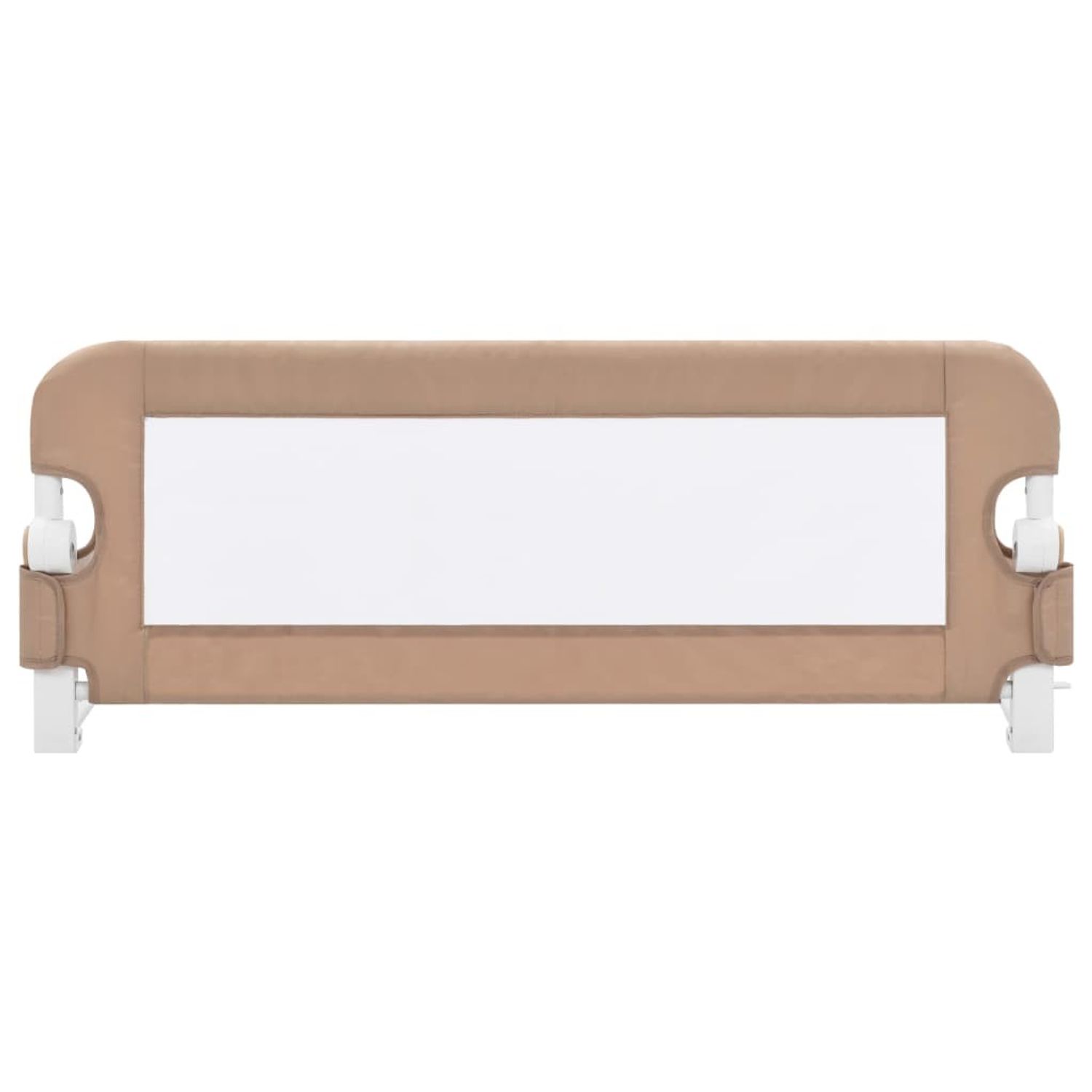 Koohashop Balustrada protectie pat copii, gri taupe, 102x42 cm, poliester fotografia produsului View 2 L