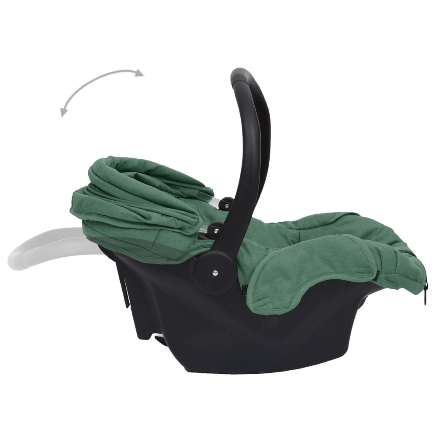 Koohashop Scaun auto pentru copii, verde, 42x65x57 cm, 10370 fotografia produsului View 4 L