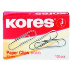 Set 100 Agrafe din Metal Kores, 33 mm fotografia produsului