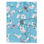 Dosar Mapa A4 Pp Inchidere Cu Elastic Motiv Ladylike Birds fotografia produsului