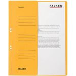 Dosar A4 cu Capse 1/2 Carton, Exacompta Falken, Galben, Dosar de Carton fotografia produsului
