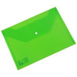 Mapa cu Capsa A4 Deli Rio, Plastic Verde Transparent fotografia produsului