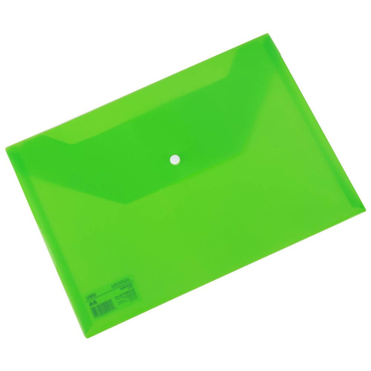Mapa cu Capsa A4 Deli Rio, Plastic Verde Transparent fotografia produsului