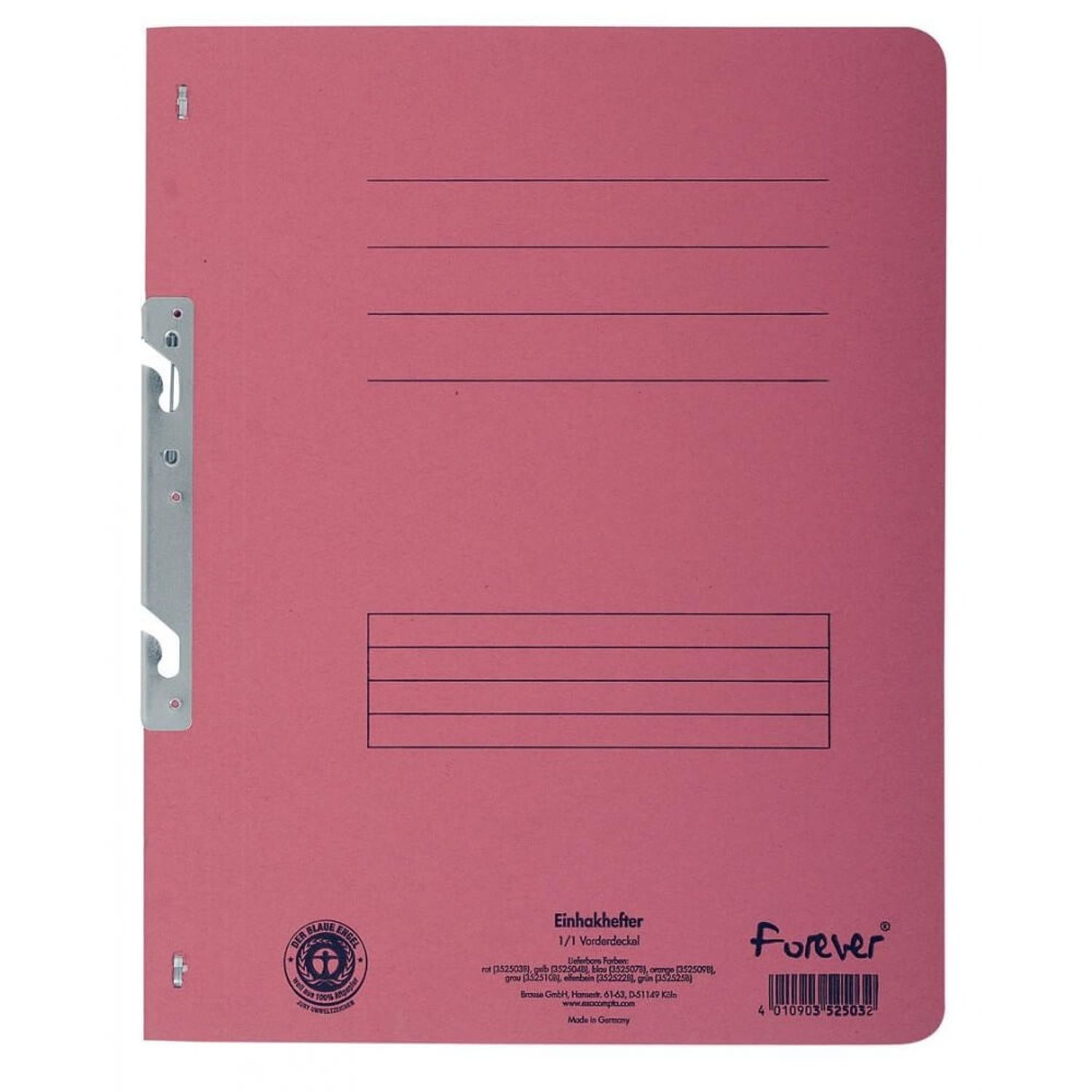 Dosar Carton Incopciat 1/1 Exacompta, Rosu, Dosar din Carton fotografia produsului