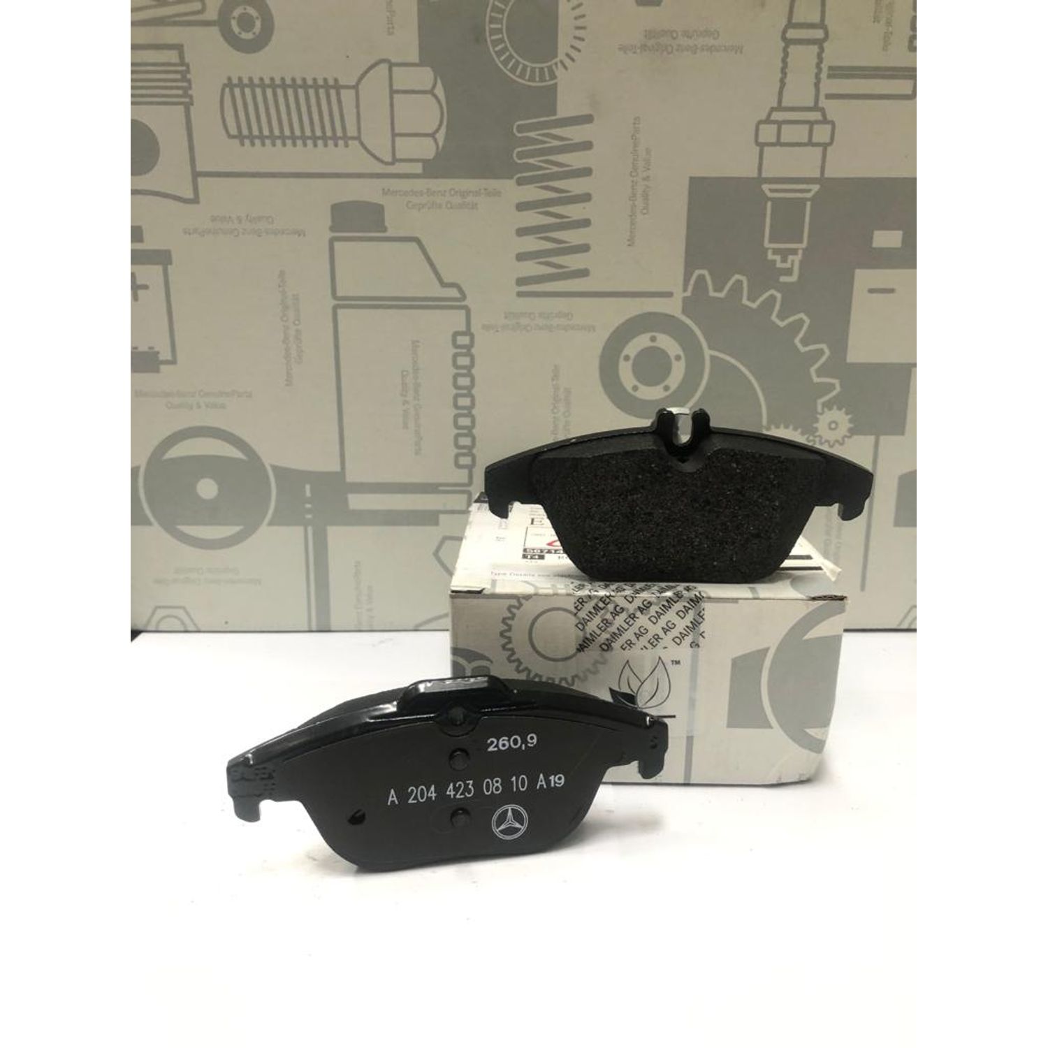 Set Placute Frana Spate Originale Mercedes Benz GLK class fotografia produsului